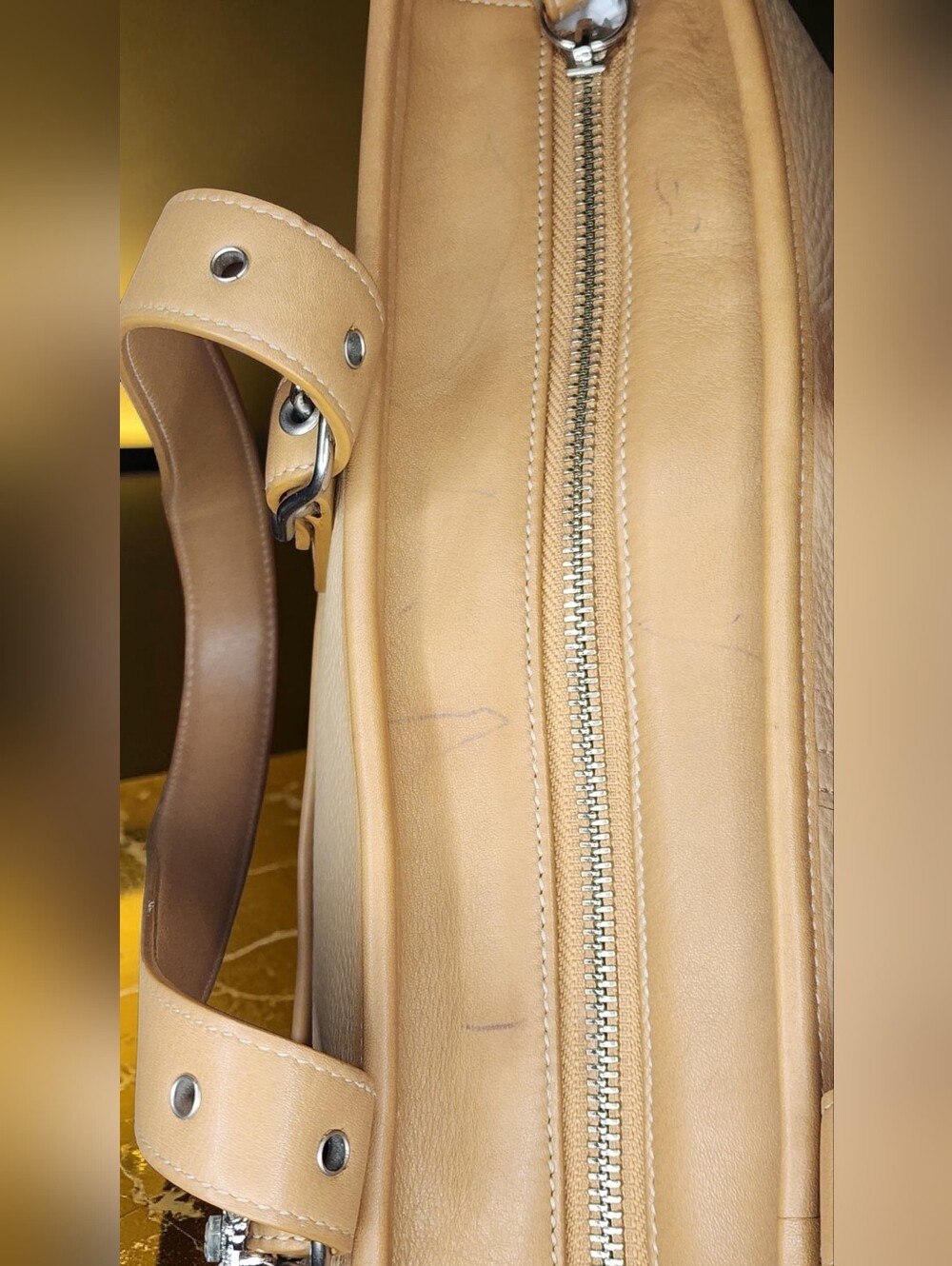 Coach Hampton Pebbled Leather Tote (Style No. 4465) - Picture 14 of 14